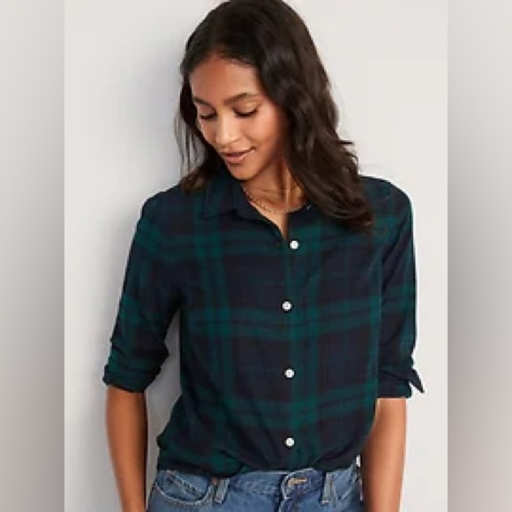 Old Navy Plaid Flannel Classic Shirt. 3X.